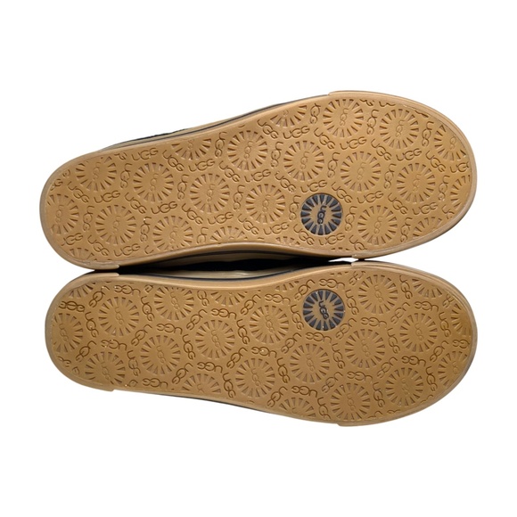 UGG Women's Cable Knit Sweater Slippers Size 7 Rylan Sheepskin Lined Cottagecore - Picture 9 of 11